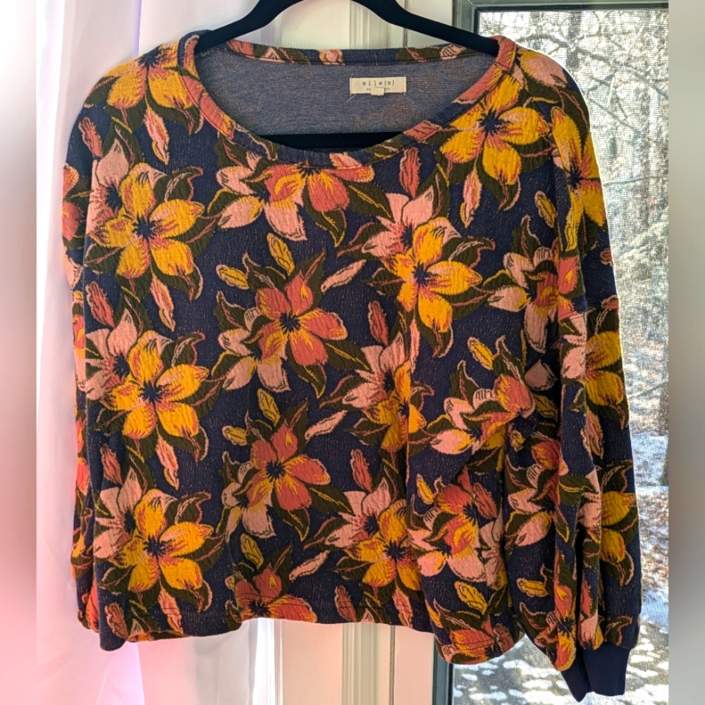 Madewell miles magnolia relaxes sweatshirt